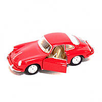 Коллекционная игрушечная модель Porsche 356B Carrera KT5398W инерционная (красный) ds