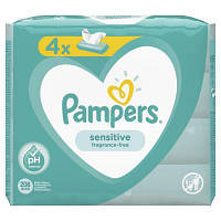 Оригінал! Детские влажные салфетки Pampers Sens 4x52 (8001841062624) | T2TV.com.ua