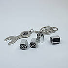 Захисні ковпачки на ніпеля Mazda + ключик-брелок у подарунок! Колір хром, фото 3