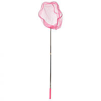 Дитячий сачок для метеликів "Квітка" MS 1287-2 ручка-телескоп 87 см (Рожевий) ds