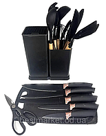 Набор ножей и кухонных принадлежностей Zepline ZP0102 19 Предметов, профессиональный набор кухонных ножей, b2