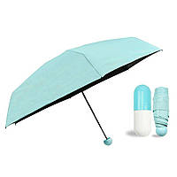 Универсальный компактный карманный зонт в футляре капсула, Женский мини зонт в капсуле SIM