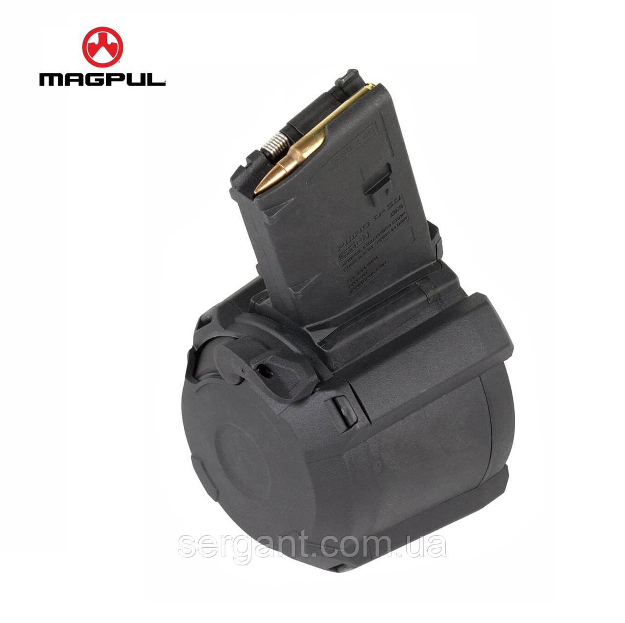 Магазин барабанний Magpul PMAG D-60 (США) на 60 набоїв 5.56х45 NATO (223 Rem) для AR15/M4/М16
