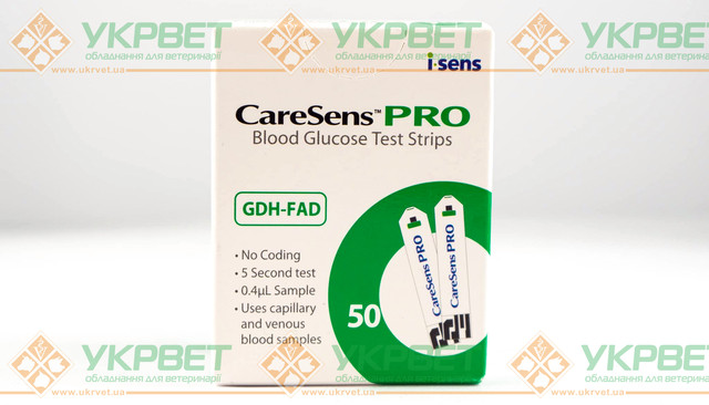 Тест-смужки для визначення рівня глюкози в крові CareSens Pro