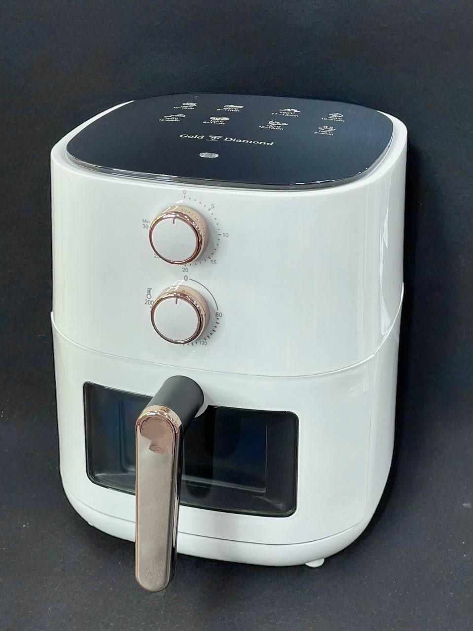 Безмасляная електрическая фритюрница для кухни 3400SIM Бытовая техника для дома SIM - фото 1 - id-p2209985882