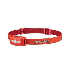 Ліхтар налобний туристичний Naturehike NH18T005-F red