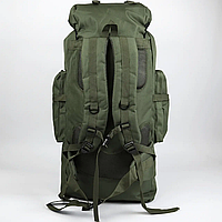 Тактичний чоловічий рюкзак 80л Хакі, водонепроникний рюкзак, армійський рюкзак військовий сумісний з MOLLE, b15