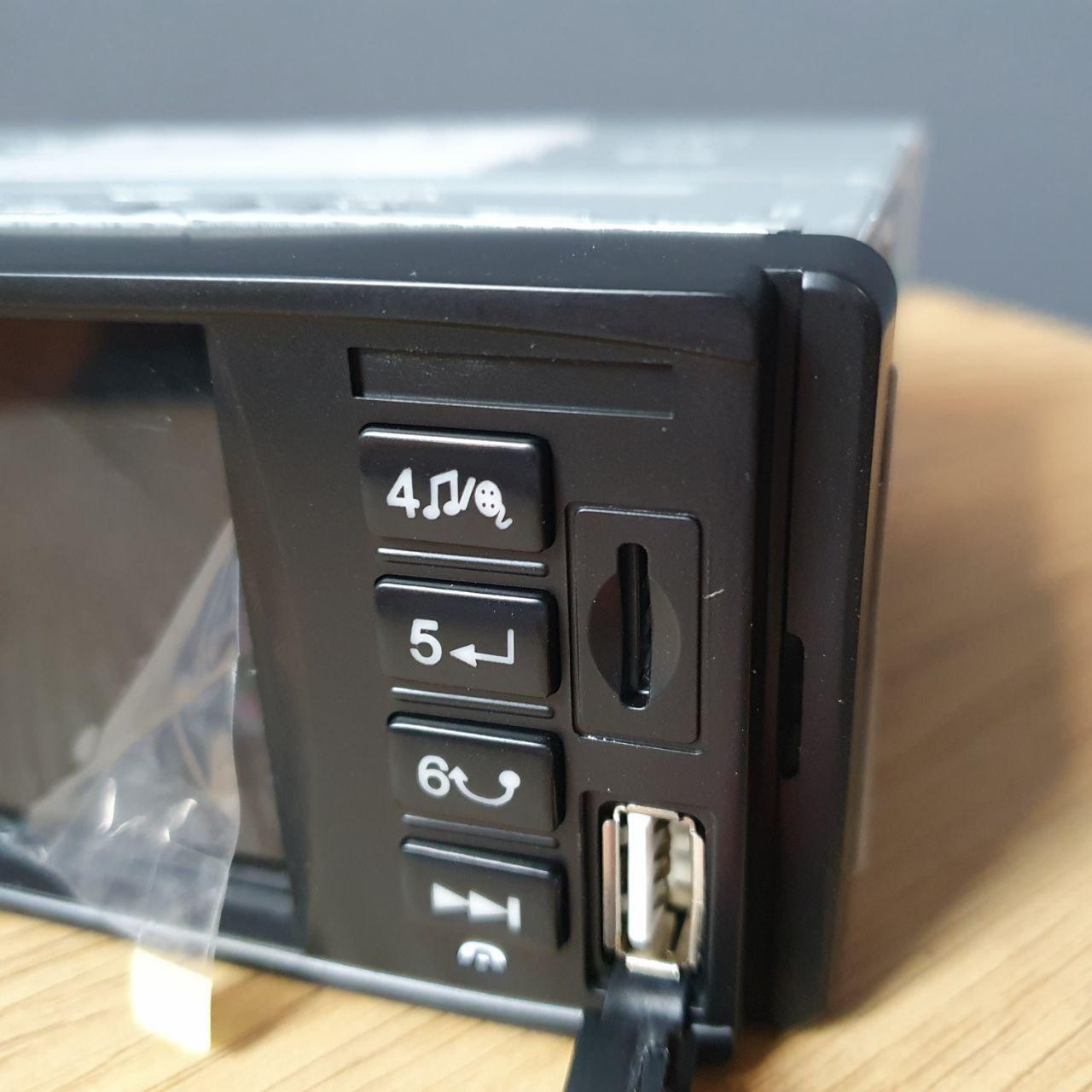 АSIMомагнитола с экраном в машину Pioneer 1DIN магнитола AUX с флешкой usb, Bluetooth FM радио и SD картой SIM - фото 4 - id-p2209981076