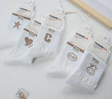 Шкарпетки підліткові білі ажурні Fashion Мікс