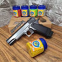Детский Пистолет на пластиковых пульках Colt / Кольт M1911 + 1000 Пуль В комплекте ( Пружинный )