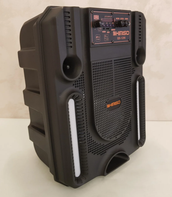 Колонка чемодан акустическая система Kimiso QS-1296 BT 12BASS/2000W с проводным микрофоном и пультом MIL - фото 6 - id-p2209995852
