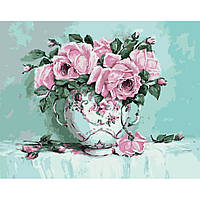Картина по номерам "Розовая свежесть" Art Craft 10618-AC 40х50 см ds