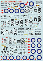 Print Scale 72-348 Royal Navy Hawker Hunter Декаль для Моделей, в Масштабе 1:72