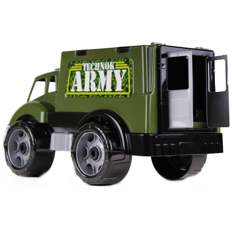 Детская военная машинка Титан 5965 ТЕХНОК военный аMILомобиль игрушка для мальчиков военный транспорт грузовик - фото 2 - id-p2209997582