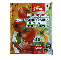 Приправа для маринования помидоров перца кабачков ТМ Деко 30 грамм