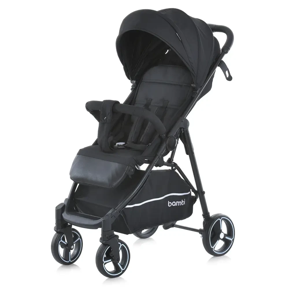 Прогулянкова коляска Bambi 4249-2, Black Matt
