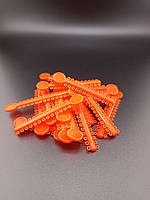 Еластичні кольорові лігатури для брекетів модуль лігатура оранжева номер 10