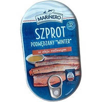 Шпроты в растительном масле Marinero Szprot w Oleju Roslinnym 170г Польша