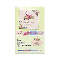 Бумажные стикеры Фламинго Bambi BLT-601-4 для заметок ds