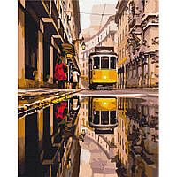 Картина по номерам "Городской трамвай" Brushme BS39849 40x50 см ds