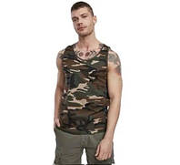 Тактическая майка, футболка без рукавов, армейская майка Brandit Tank Top Woodland