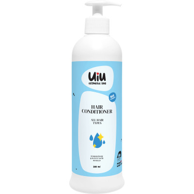 Оригінал! Кондиционер для волос UIU для всех типов волос 300 мл (4820152332837) | T2TV.com.ua