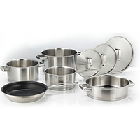 Набор посуды Gorenje Chef's Collection, 8 предметов, нержавеющая сталь (CWSA08HC)