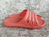 Шльопанці жіночі пінкові Крок персикового кольору, фото 2