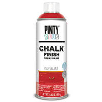 Оригінал! Краска-аэрозоль Pintyplus на водной основе Chalk-finish, Красный бархат, 400 мл (8429576235609) |