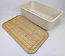 Хлібниця 2в1 з бамбуковою кришкою-дошкою | Свіжість і стиль | Хлібниця + дошка для нарізки | Модна хлібниця з пластиковим корпусом, фото 8