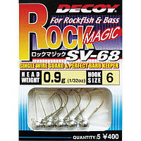 Джиг-головка Decoy Rock Magic SV-68 04 0.9g 5 шт уп (1013-1562.00.82) DS, код: 7708229