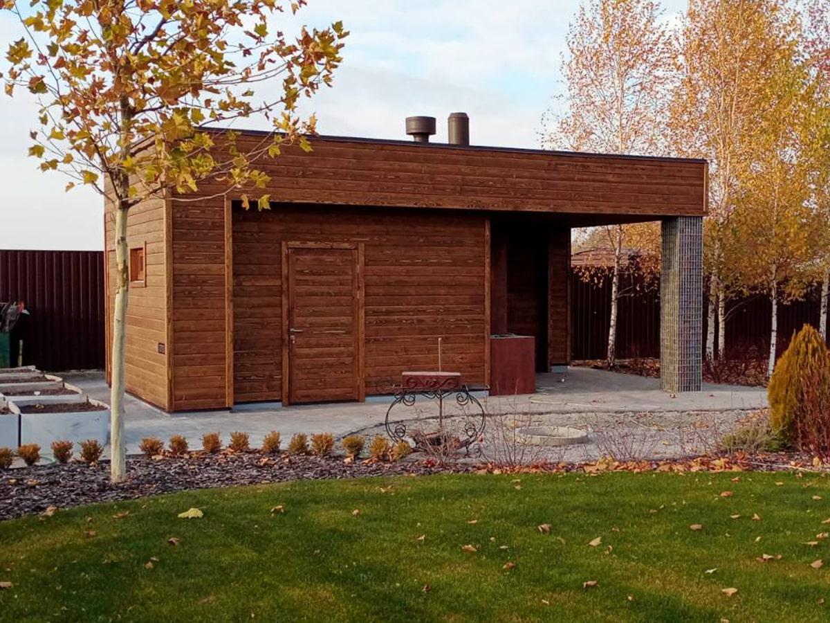 Альтанка з односхилим дахом, фото 1