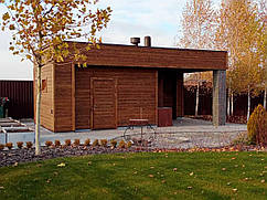 Альтанка з односхилим дахом