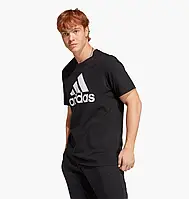 Urbanshop com ua Футболка Adidas Essentials Single Jersey Big Logo Tee Black Ic9347 РОЗМІРИ ЗАПИТУЙТЕ