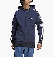 Urbanshop com ua Толстовка Adidas Hooded Sweatshirt Sportswear M 3S Fl Fz Hd Blue IJ6478 РОЗМІРИ ЗАПИТУЙТЕ