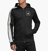 Urbanshop com ua Толстовка Adidas Hooded Sweatshirt Sportswear M 3S Pique Fz Black FL3607 РОЗМІРИ ЗАПИТУЙТЕ