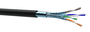 Кабель мережевий КПпПЕ-ВПЕ (500) 4х2х0,56 (F/FTP-cat.6А)