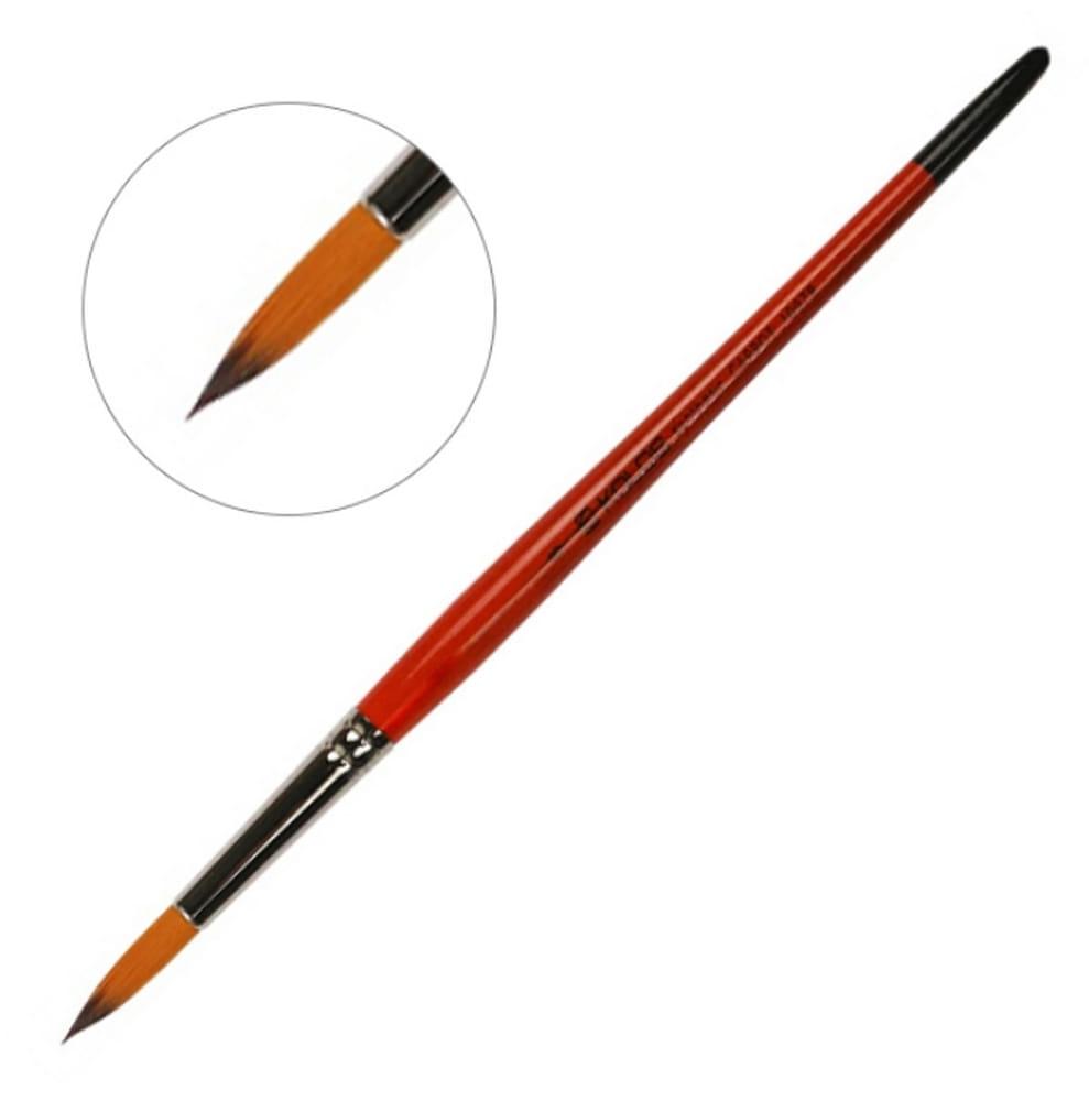 Пензель KOLOS синт кругла Carrot 1097R к.р._№8