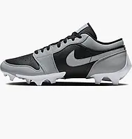 Urbanshop com ua Бутси Air Jordan 1 Low Td Cleat Grey/Black FJ6245-002 РОЗМІРИ ЗАПИТУЙТЕ