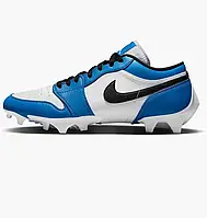 Urbanshop com ua Бутси Air Jordan 1 Low Td Cleat White/Blue FJ6245-104 РОЗМІРИ ЗАПИТУЙТЕ