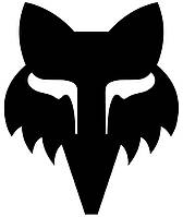 Наклейка FOX HEAD 1.5" Black