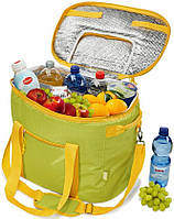Большая термосумка холодильник Crivit Cool Bag 35L желтая Seli Велика термосумка сумка холодильник Crivit Cool