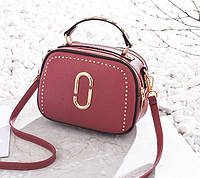 Женская мини сумка Розовая сумочка кроссбоди для женщины Seli Жіноча міні сумка Рожева сумочка кросбоді для