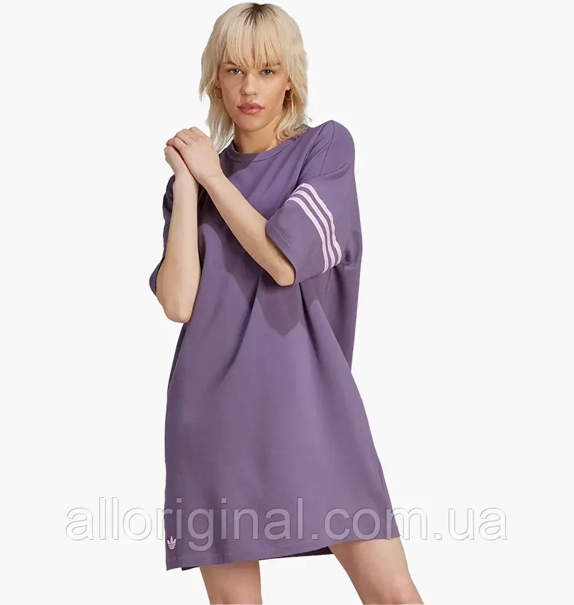 AllOriginal com ua Плаття Adidas Adicolor Neuclasscis Kleid Violet IP6511 РОЗМІРИ ЗАПИТУЙТЕ, фото 1