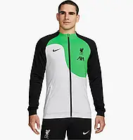 Urbanshop com ua Олімпійка Nike Liverpool Fc Academy Pro Full-Zip Knit Soccer Jacket White/Black DV5050-100