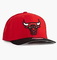 Urbanshop com ua Кепка Mitchell & Ness Nba Wool 2 Tone Stretch Snapback Chicago Bulls Red/Black