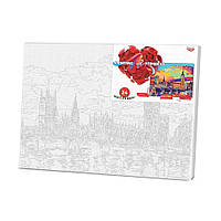 Картина по номерам "Красочный лондон" Danko Toys 40x50 см Seli Картина за номерами "Фарбовий лондон" Danko