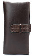 Кошелек мужской универсальный кожаный коричневый кошелек Vintage Seli Гаманець чоловічий універсальний