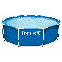 Каркасный бассейн Intex 28200 (305-76 см), 4485 л Круглый Seli Басейн каркас 28200 Metal Frame Pool круглий