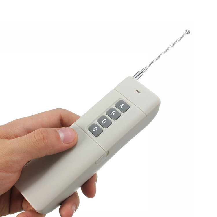 Бездротовий пульт дистанційного керування 3000 м, 433 МГц, 4 кнопки